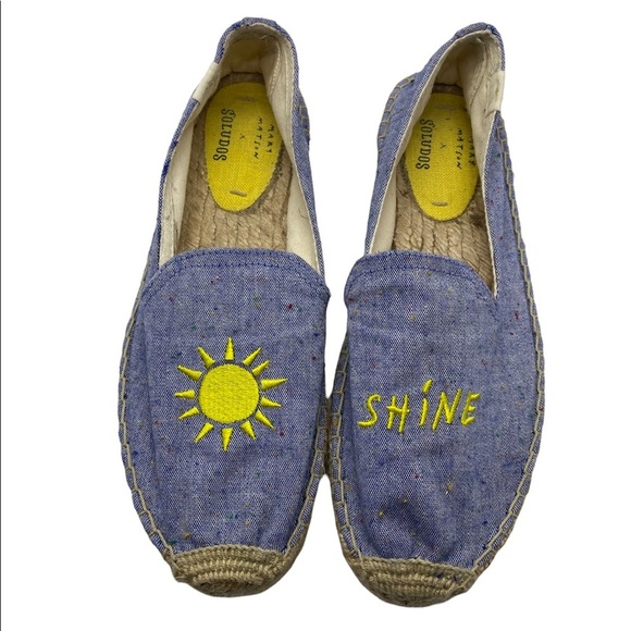 Soludos x Marc Matson Espadrille Flat Slip On Spring‎ Summer Sun Shine Shoes 8.5 - Picture 1 of 12